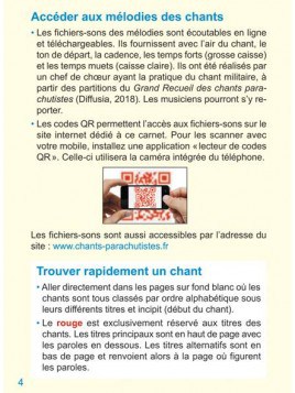 Carnet de chants des parachutistes page 4