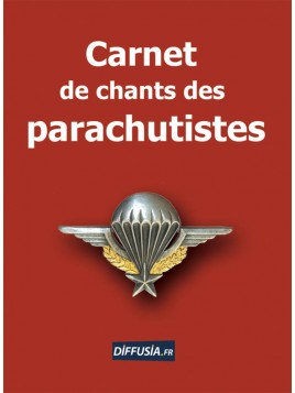 Carnet de chants des parachutistes couverture