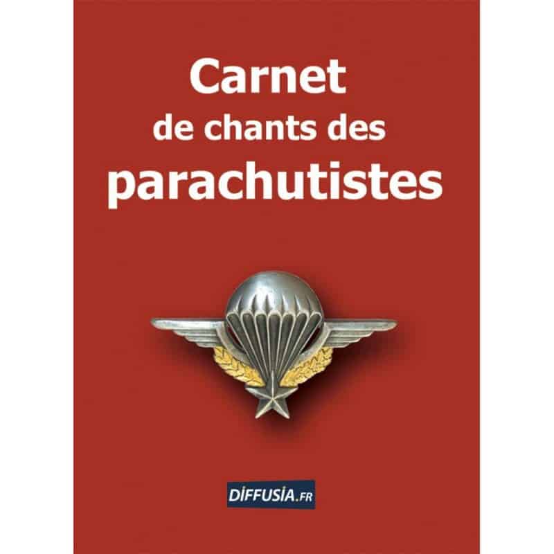 Carnet de chants des parachutistes couverture