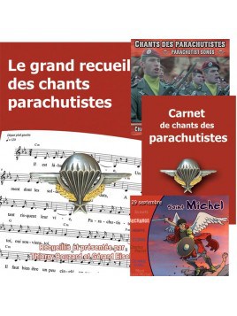 Parachutistes : Le grand recueil + Le carnet de chants + 2 CD