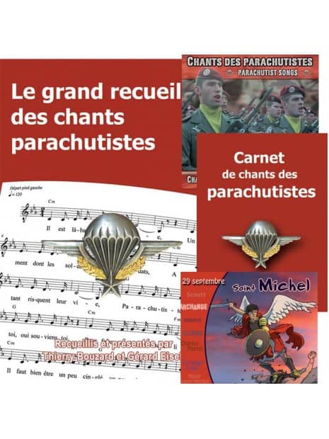 Parachutistes : Le grand recueil + Le carnet de chants + 2 CD