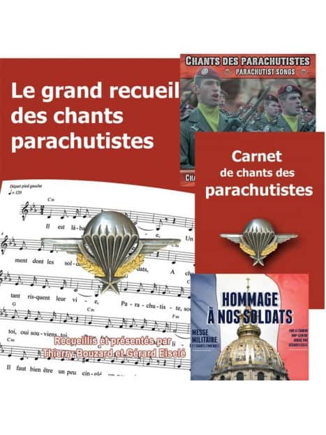 Parachutistes : Le grand recueil + Le carnet de chants + 2 CD