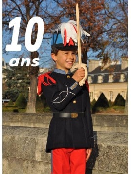 Costume de Saint Cyrien (10 ans - Taille 135-145 cm)  avec Casoar