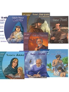 7 vies de saints à l'origine de la chrétienté en CD