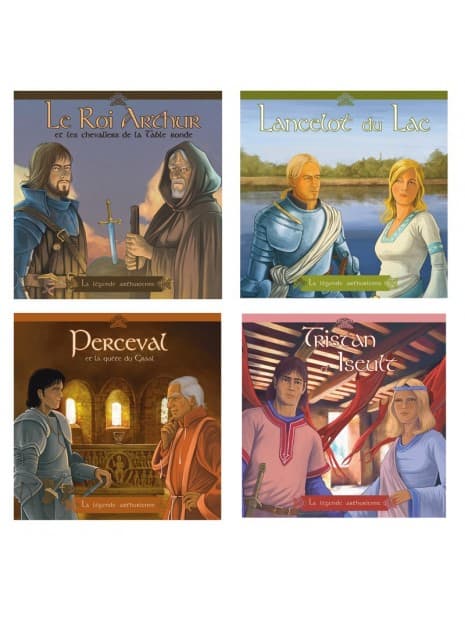 La légende du Roi Arthur et des Chevaliers de la Table Ronde en 4 CD