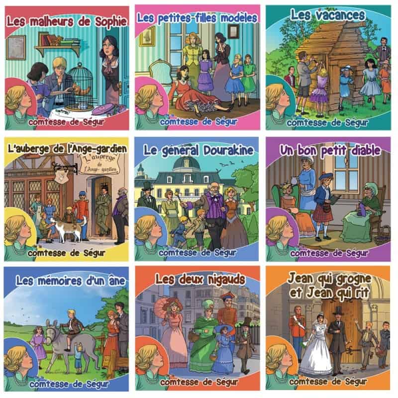 9 CD : Les célèbres histoires de la Comtesse de Ségur