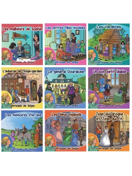 9 CD : Les célèbres histoires de la Comtesse de Ségur